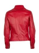 Women’s Cafe Racer Real Leather Jacket Shop This Classy Red Jacket